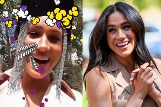 Uradowana Meghan Markle ekscytuje się filtrem na Instagramie. Wyciekło przypadkowe nagranie (WIDEO)