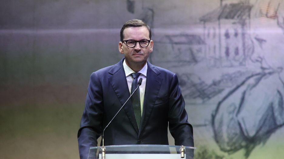 Mateusz Morawiecki
Marian Zubrzycki
84, 84., obchody, polityk, polityka, prezes Rady Ministr�w, rocznica, szef rz�du, Wielu�