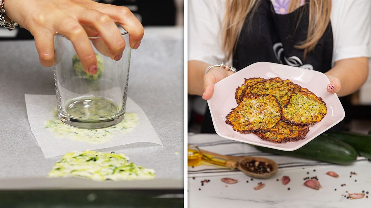 Placki z cukinii i parmezanu- Pyszności