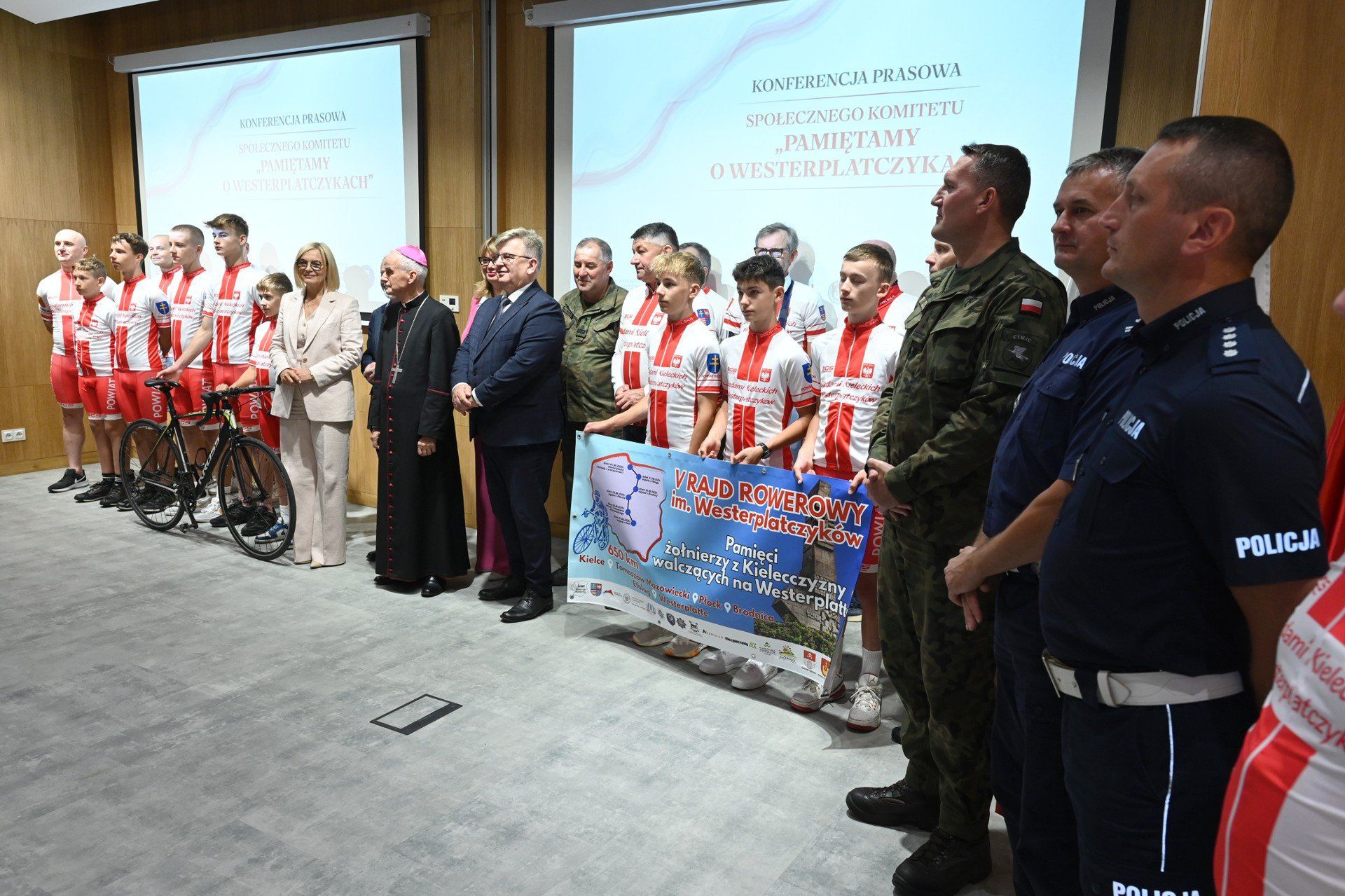 Konferencja zapowiadająca V Rajd rowerowy z Kielc na Westerplatte.