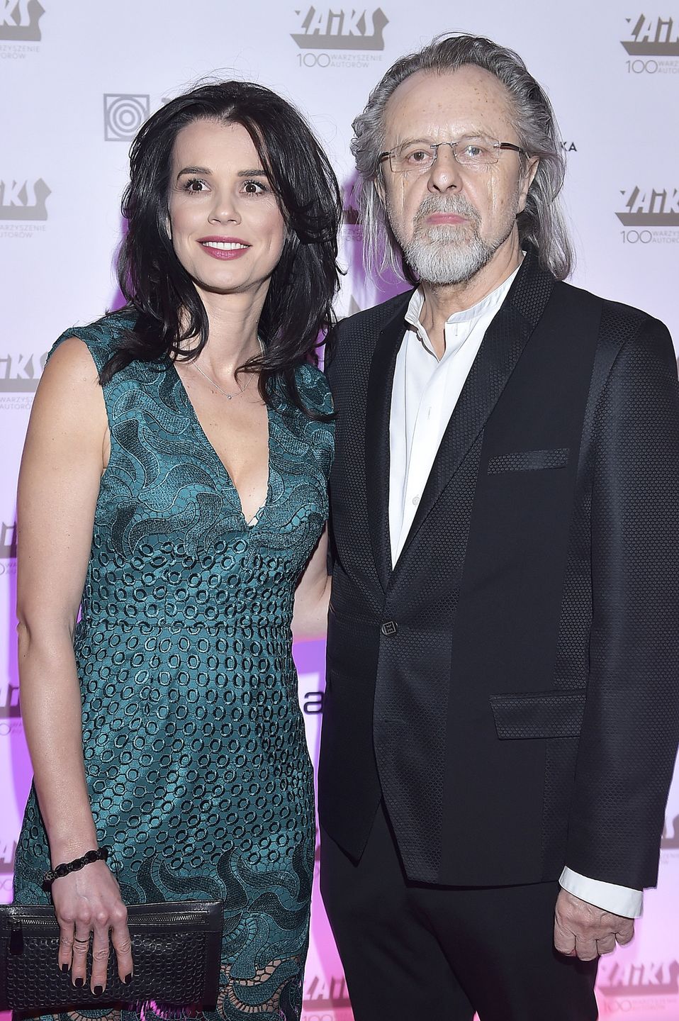 Jan A.P. Kaczmarek z żoną