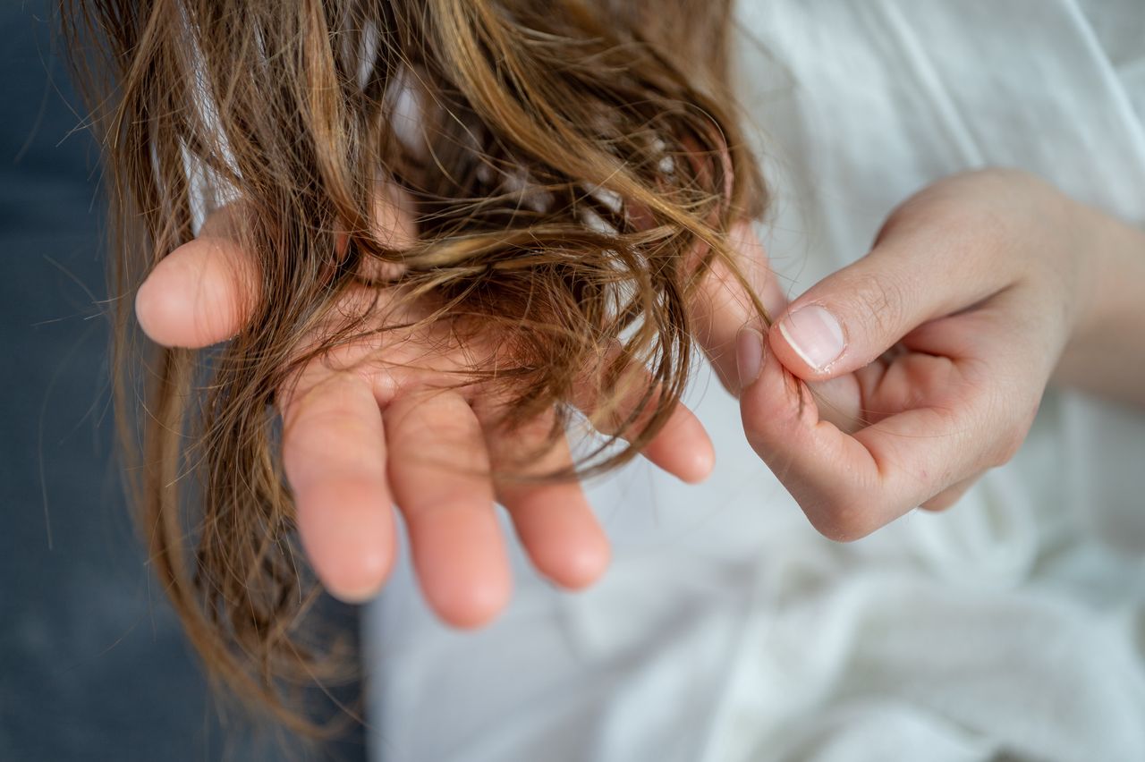 Banish split ends with a beer and banana hair mask