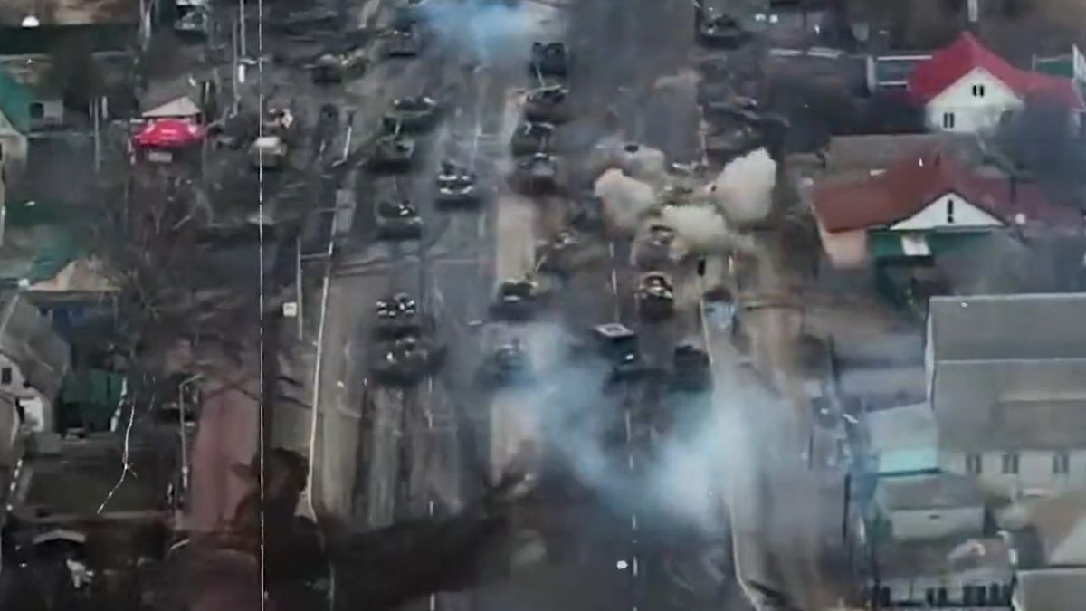 Wiadomość dla Rosjan. Będą przerażeni, gdy to zobaczą - kadr z filmu Ministerstwa Obrony Ukrainy na Twitterze 