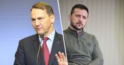 Sikorski o prośbie Zełenskiego. "Nie możemy jej spełnić"
