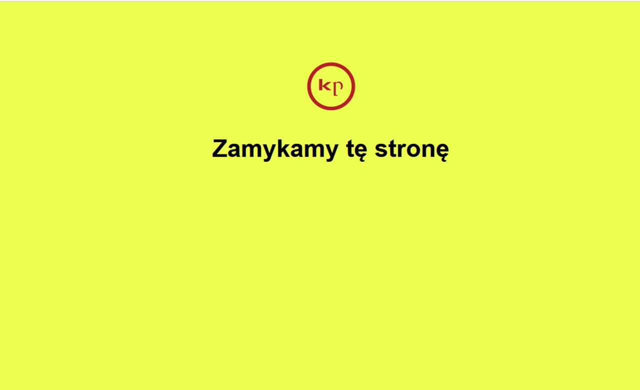 "Krytyka Polityczna" zniknęła z sieci. "Zamykamy"