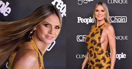 Zjawiskowa Heidi Klum w ŚMIAŁEJ kreacji zaklina czas na 50. urodzinach magazynu "People". Ikona?