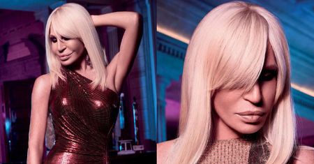Donatella Versace eksponuje pachę na łamach gejowskiego magazynu...