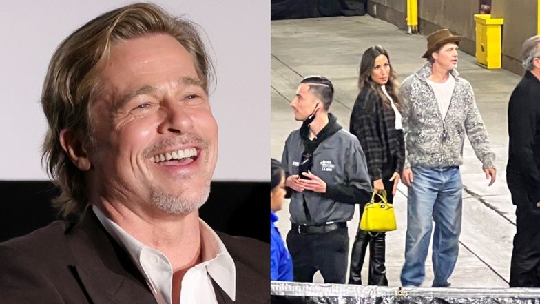 Brad Pitt pokazał się z nową sympatią! Przedstawił ją Seanowi Pennowi i Cindy Crawford