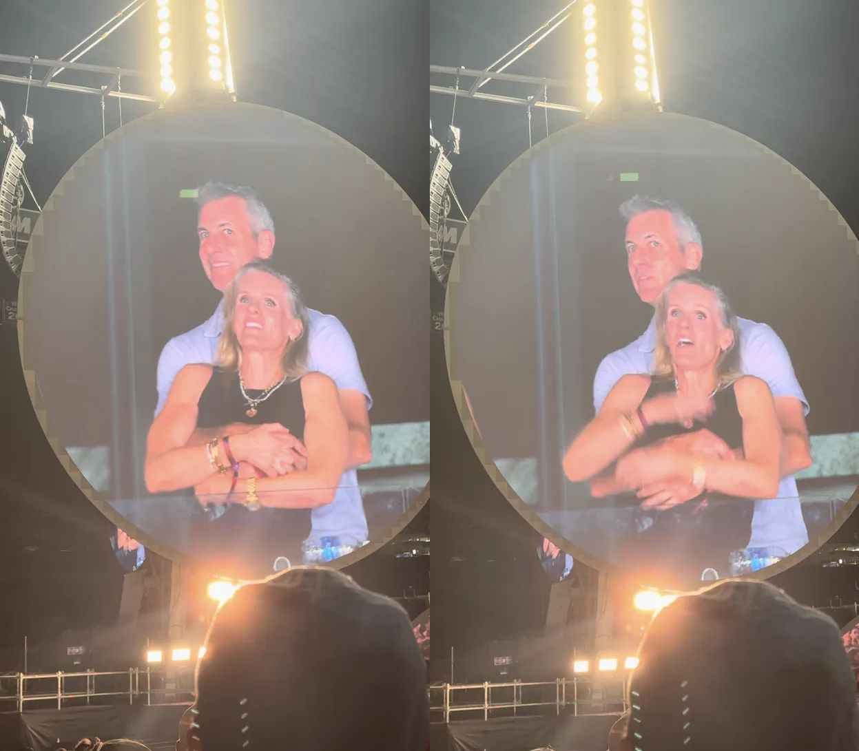 Andy Byron i Kristin Cabot na koncercie Coldplay