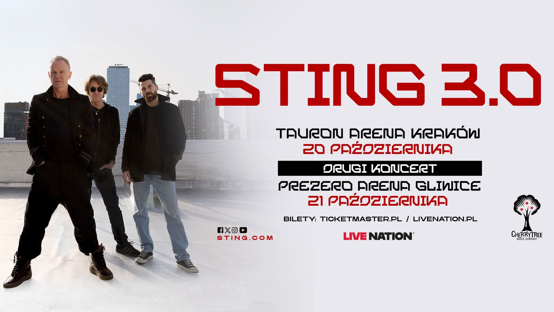 Sting zagra dwa koncerty w Polsce