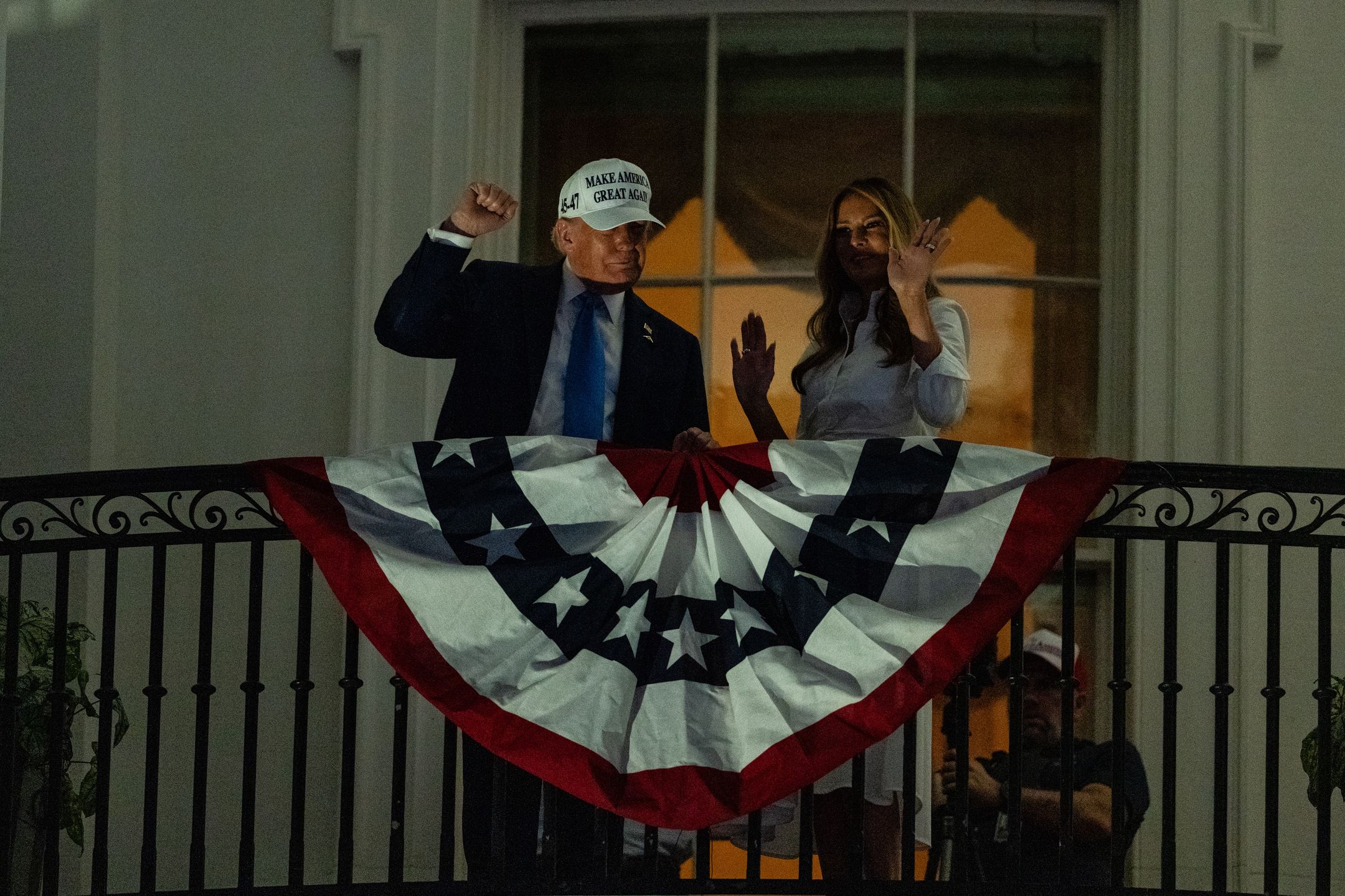 Donald Trump i Melania Trump świętują Dzień Niepodległości 