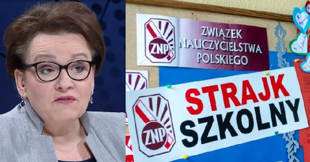 Zalewska uspokaja strajkujących nauczycieli: "Rozpoczęliśmy podwyżki"