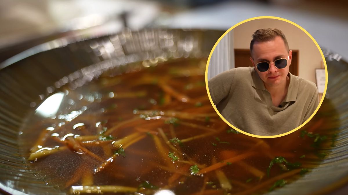 Ten rosół nie przypadł do gustu youtuberowi