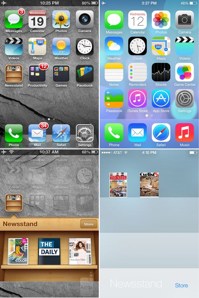 Różnice między iOS-em 6 a iOS-em 7