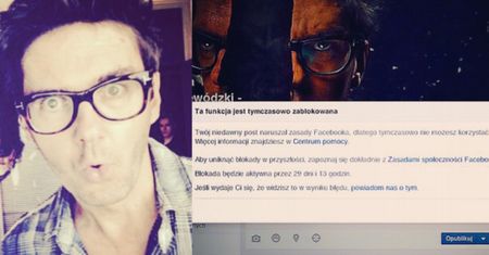 Wojewódzkiemu też ZABLOKOWANO PROFIL na Facebooku!