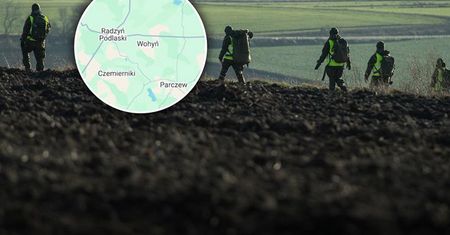 Znaleźli jeszcze jeden dron. Mamy relację prosto z miejsca