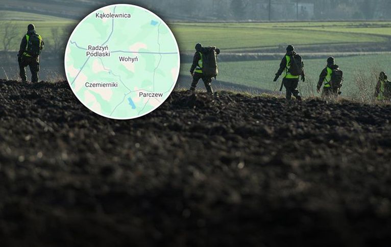 Kolejne szczątki rosyjskiego drona w Lubelskiem. Wójt: "Widzę skrzydła i korpus"