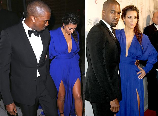 Elegancka Kim z Kanye... POTĘŻNE NOGI!