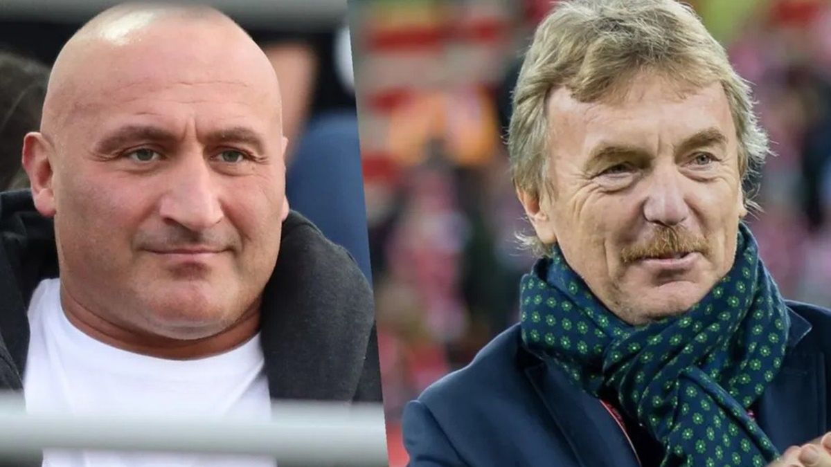 Na zdjęciu: Marcin Najman i Zbigniew Boniek