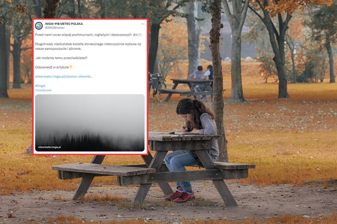 Przesilenie jesienne. IMGW podpowiada, jak poradzić sobie z jesienną chandrą