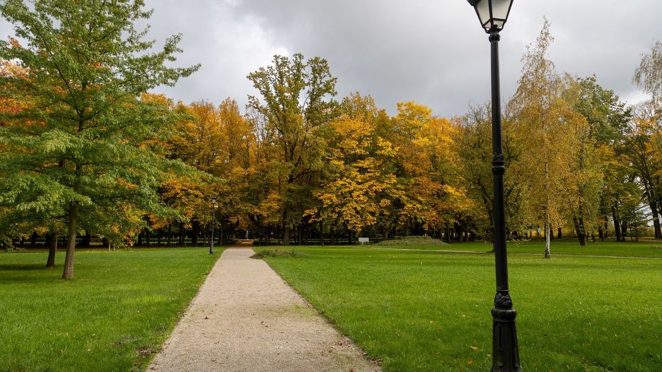 Park w Zadzimiu &#34;Dereniowy Skarb&#34; jesienią.