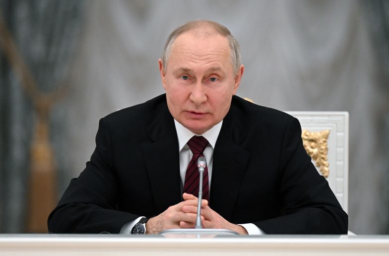 Russian President Vladimir Putin chairs a meeting with the secretaries of the security councils of several countries on the Afghan problem at the Kremlin in Moscow, Russia, 08 February 2023. Russian President Vladimir Putin said that the situation in Afghanistan after the withdrawal of American troops from there is not normalizing, moreover, Al-Qaeda is building up its potential there. EPA/GRIGORY SYSOEVS/SPUTNIK/KREMLIN POOL MANDATORY CREDIT Dostawca: PAP/EPA.