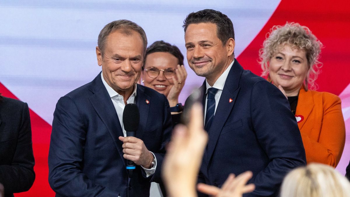 Donald Tusk i Rafał Trzaskowski