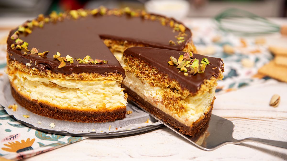 Sernik dubajska czekolada