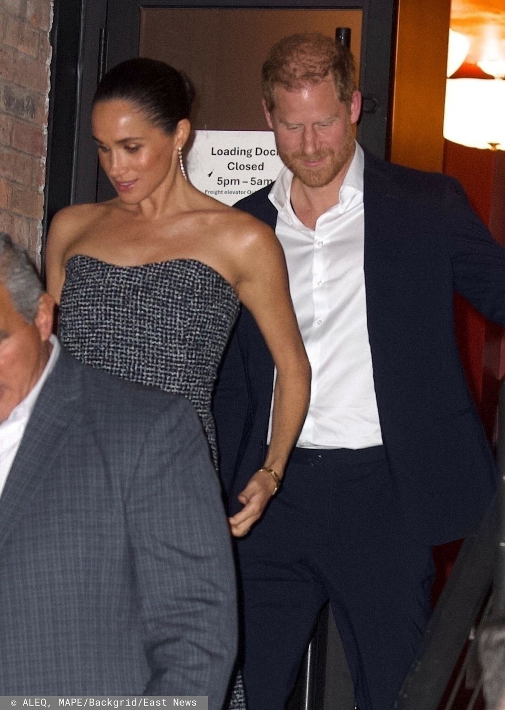 Meghan Markle i Książę Harry wychodzą z kolacji z Edem Sheeranem