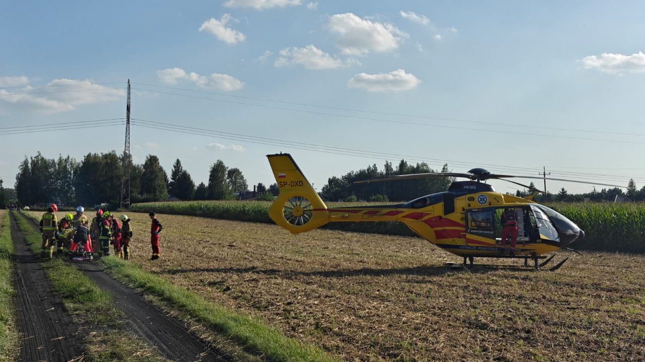 Sochaczew: Wybuch w garażu i pożar odpadów. Interwencje strażaków