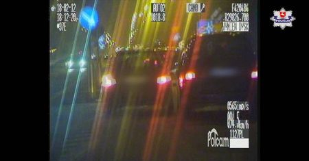 Pijany kierowca nie zatrzymał się do kontroli. Pościg nagrała kamera (WIDEO)