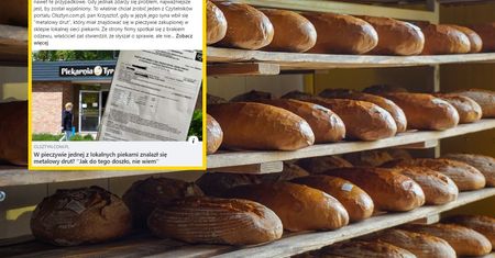 Metalowy drut w pieczywie? "Wbił się dziecku głęboko w język"