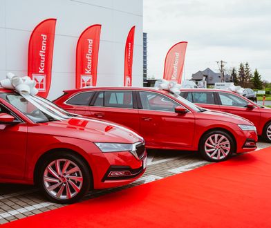 Finał loterii Kaufland Card - zwycięzcy odebrali samochody Škoda Octavia Combi