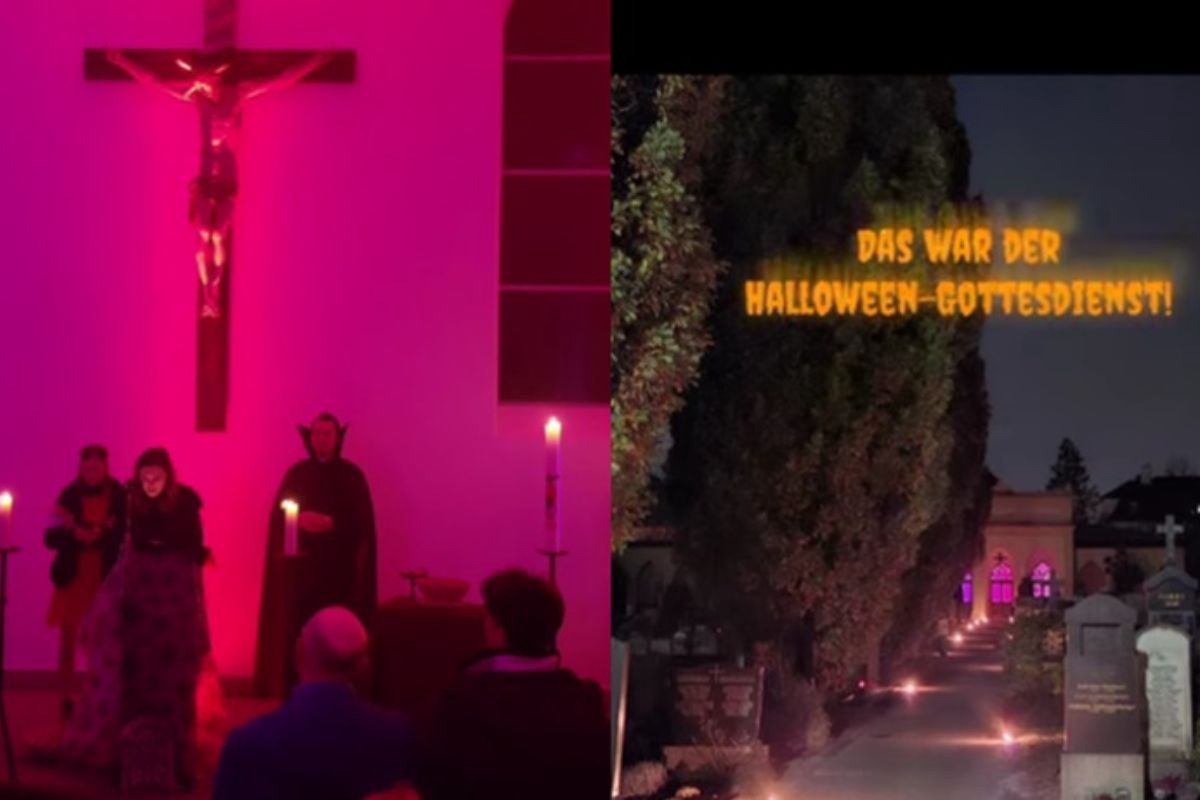 Kontrowersje w Niemczech. Ksiądz przebrał się za wampira