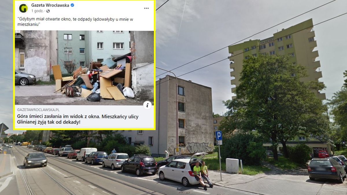 Mieszkańcy jednej z ulic we Wrocławiu mają pod oknem śmietnisko 