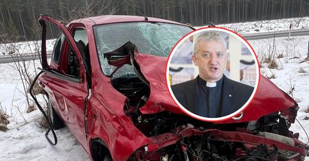 Wpadli w poślizg i dachowali. Auto wzięli od księdza. Tak zareagował