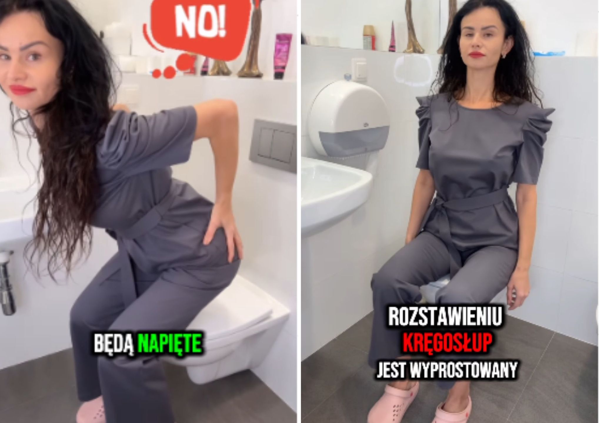 Zła i dobra pozycja przy oddawaniu moczu