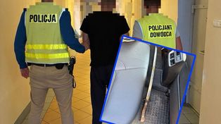 Pieńsk: Podpalił samochód, apotem zaatakował policjantów mieczem samurajskim