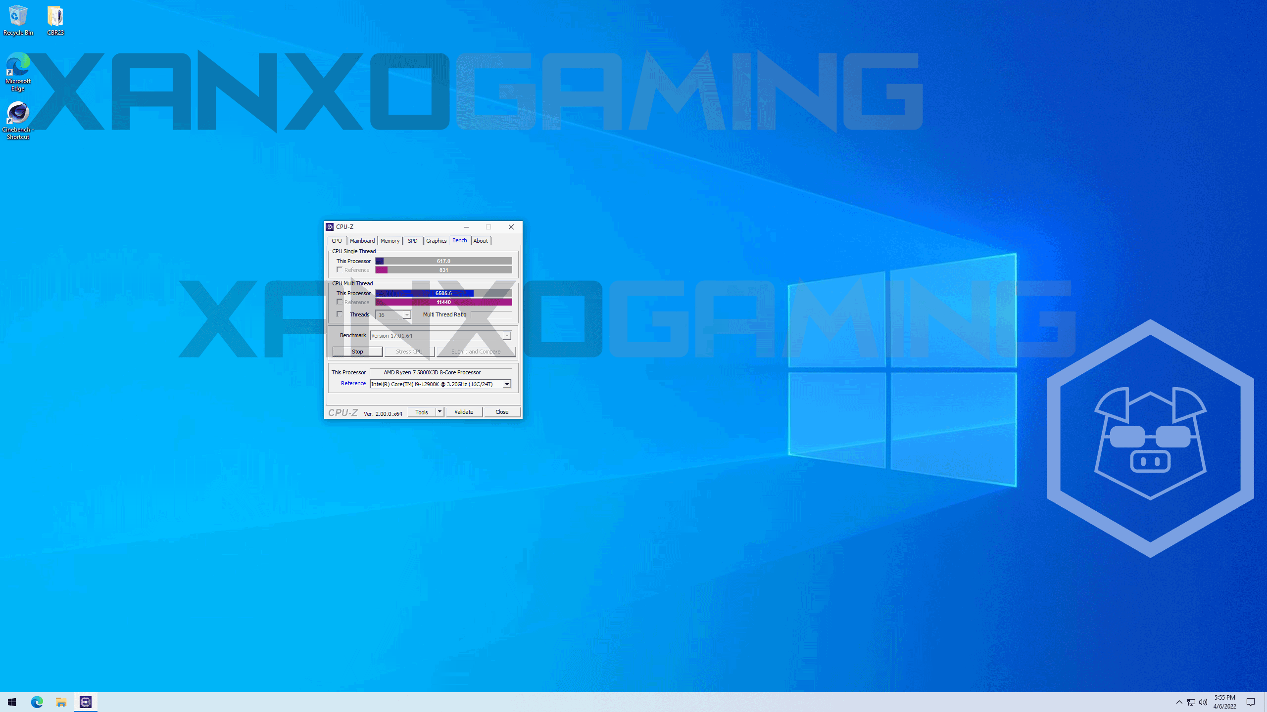 Wyniki procesora AMD Ryzen 7 580X3D.