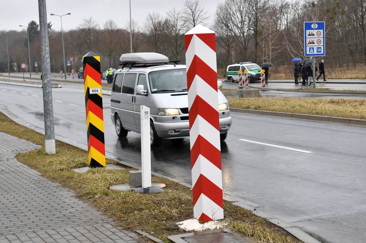Przejście graniczne z Niemcami. Zdjęcie ilustracyjne
