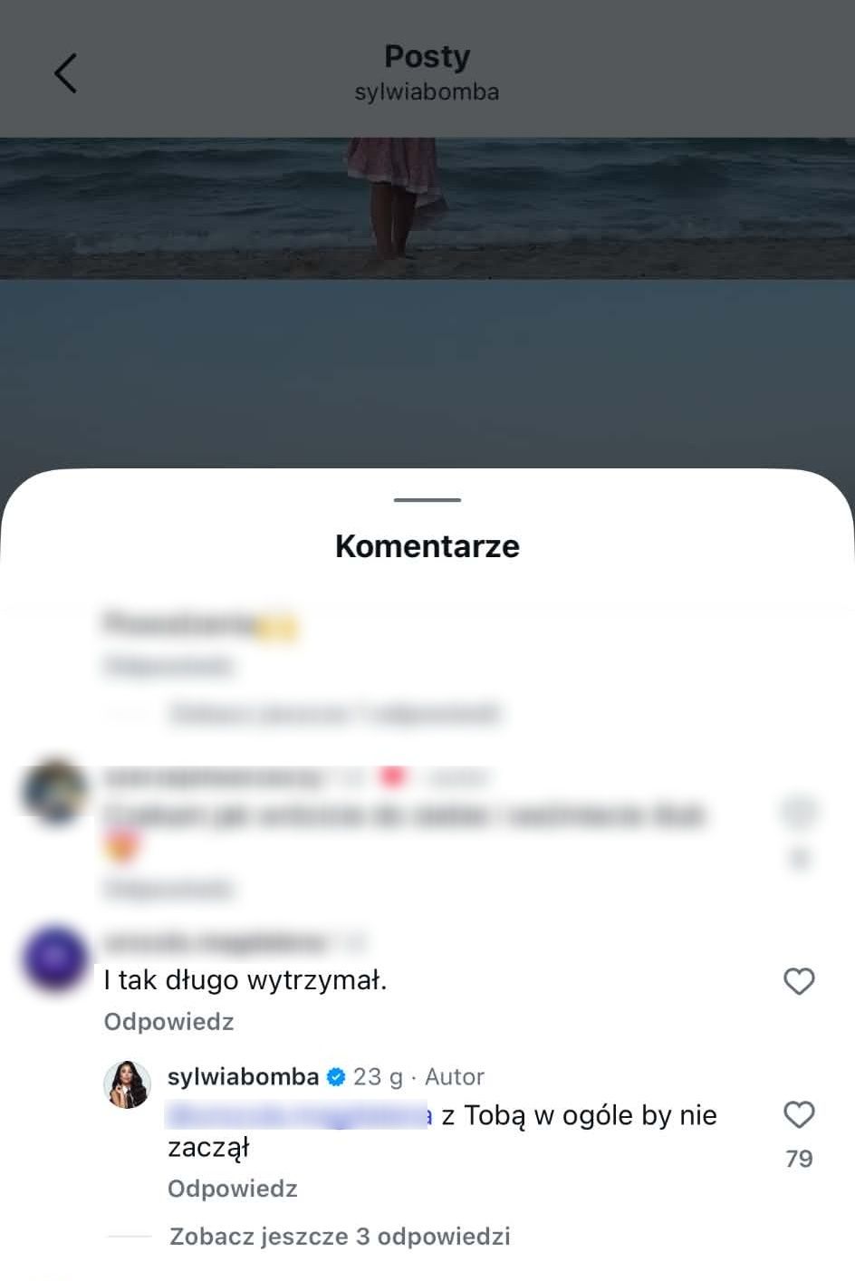 Internautka uderza w Sylwię Bombę 