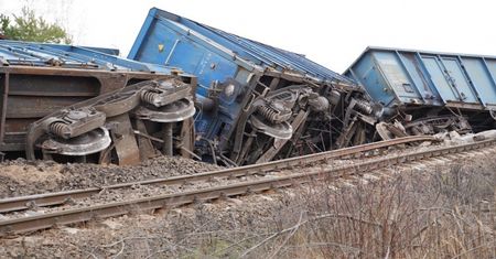W Pile wykoleił się pociąg towarowy