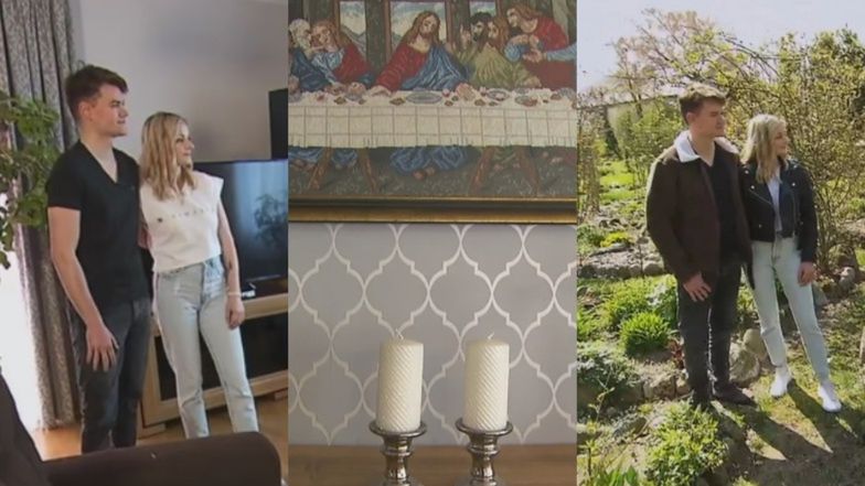 Tak mieszkają Ada i Michał z "Rolnik szuka żony": przestronny salon, motywy religijne i duży ogród