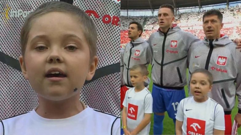 Marzenie spełnione! Maja z "Dissu na raka" wyprowadziła Roberta Lewandowskiego na murawę (WIDEO)