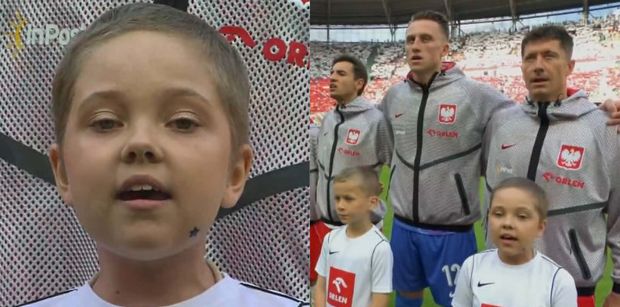 Marzenie spełnione! Maja z "Dissu na raka" wyprowadziła Roberta Lewandowskiego na murawę (WIDEO)