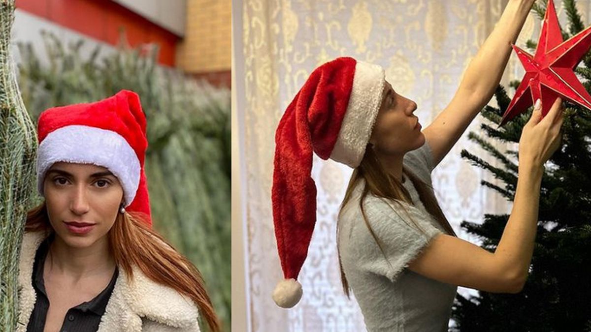 Fotomodelka stroiła choinkę 3 dni. Po trzech dniach zamieściła zdjęcie gołego drzewka