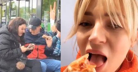 Gliwińska zjada chleb z keczupem i przekonuje: "Nie naśmiewałam się z dzieci"
