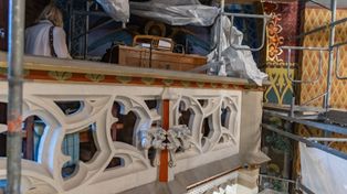 Kraków: Prace konserwatorskie w Bazylice Franciszkanów