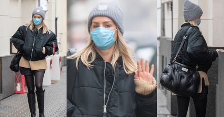 Agnieszka Woźniak-Starak i jej torebka za 10 tysięcy złotych machają do paparazzi (ZDJĘCIA)