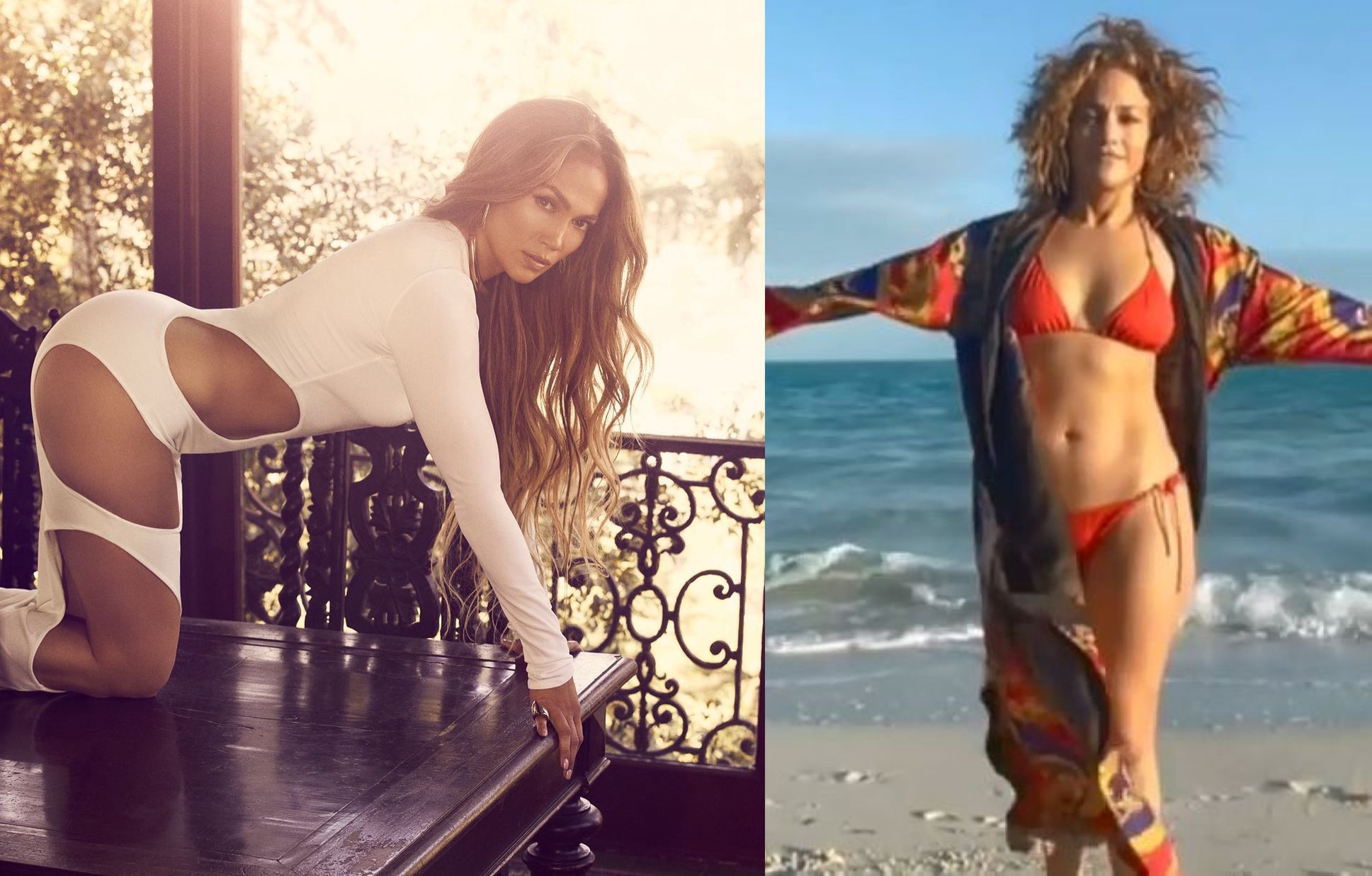 Jennifer Lopez z sesji okładkowej magazynu Billboard i na filmiku, który wrzuciła na Instagram